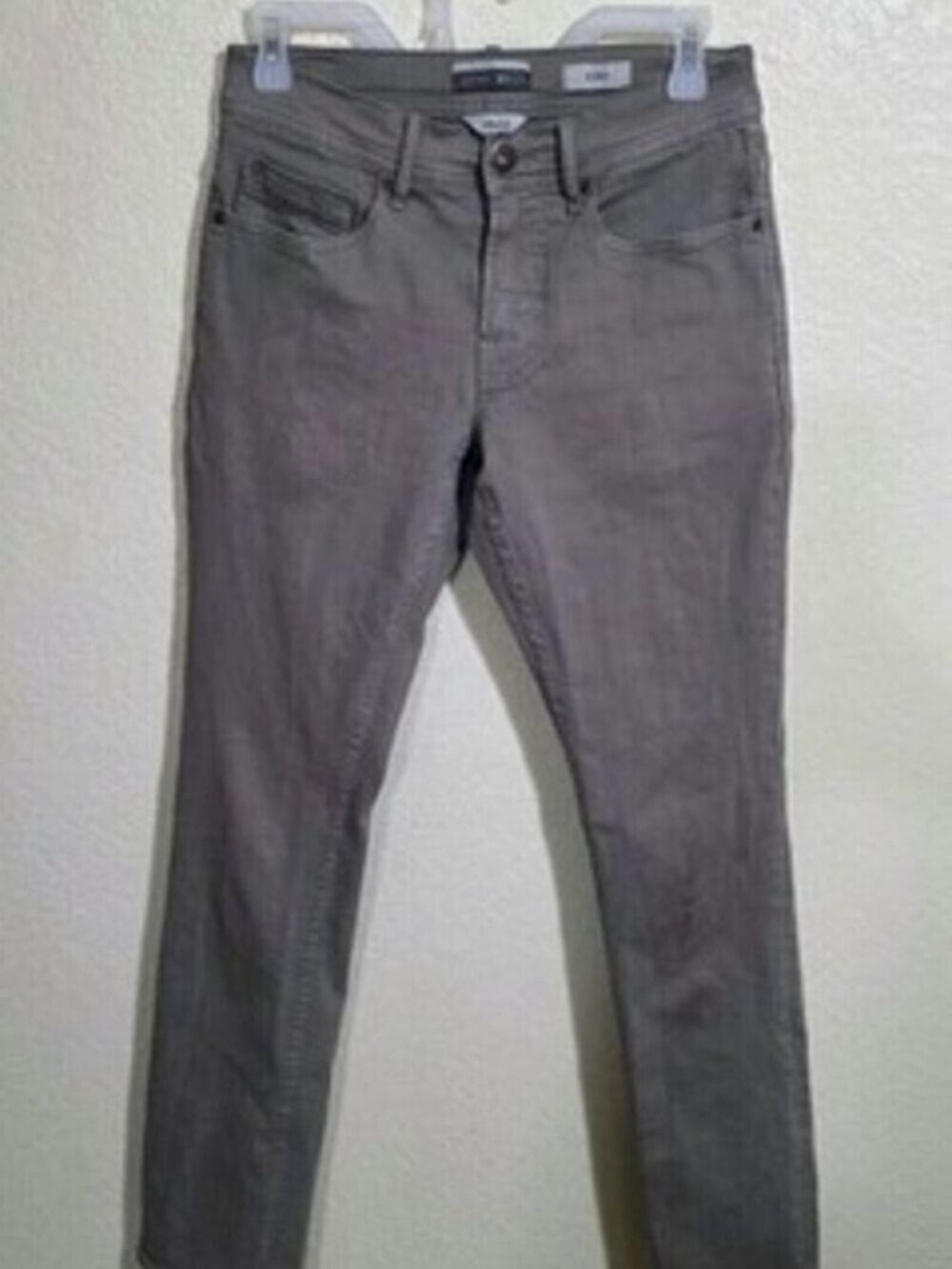 Depart West Jeans Mens 28x32 Seeker Taper Performance Stretch Green Grey Khaki